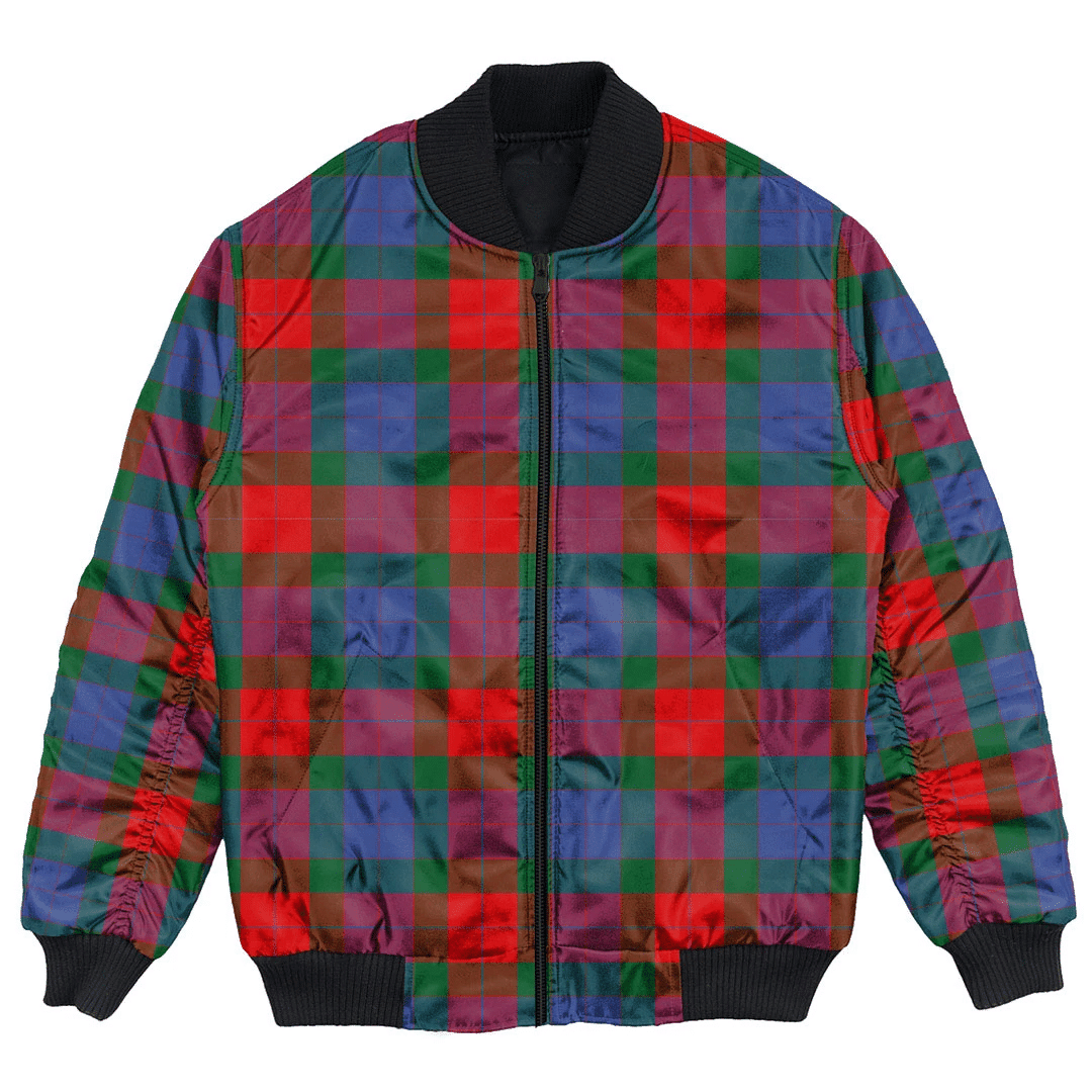 Clan Mar Tartan Clan Bomber Jacket JS43 Mar Tartan Tartan Bomber Jacket   