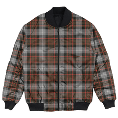 Clan MacRae Hunting Weathered Tartan Clan Bomber Jacket YD10 MacRae Hunting Weathered Tartan Tartan Bomber Jacket   