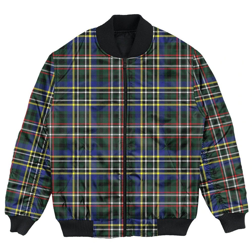 Clan SCOTT GREEN MODERN Tartan Clan Bomber Jacket LP94 Clan Scott (Scott Tartan) Tartan Bomber Jacket   