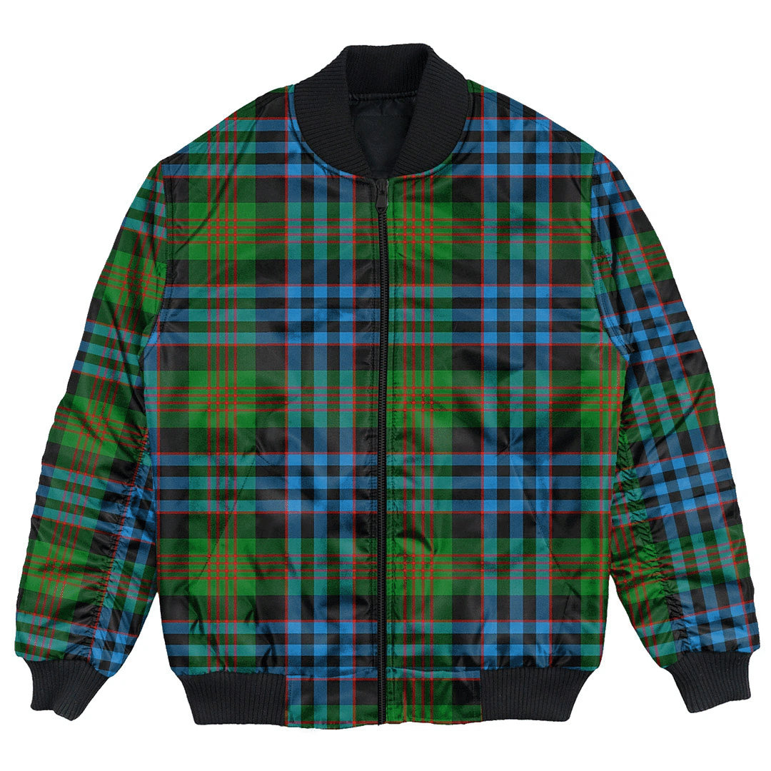 Clan Newlands of Lauriston Tartan Clan Bomber Jacket OH46 Newlands of Lauriston Tartan Tartan Bomber Jacket   
