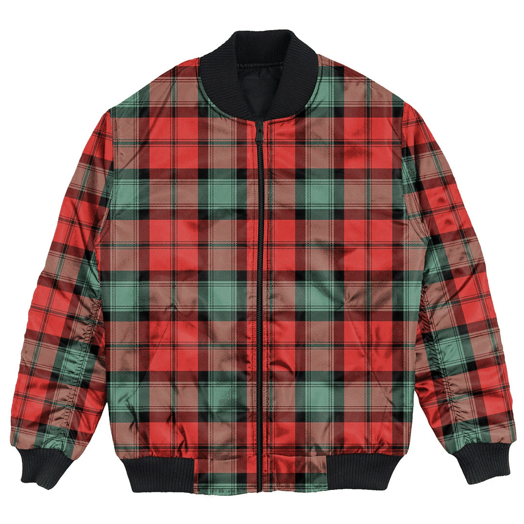 Clan Kerr Ancient Tartan Clan Bomber Jacket KS88 Kerr Ancient Tartan Tartan Bomber Jacket   
