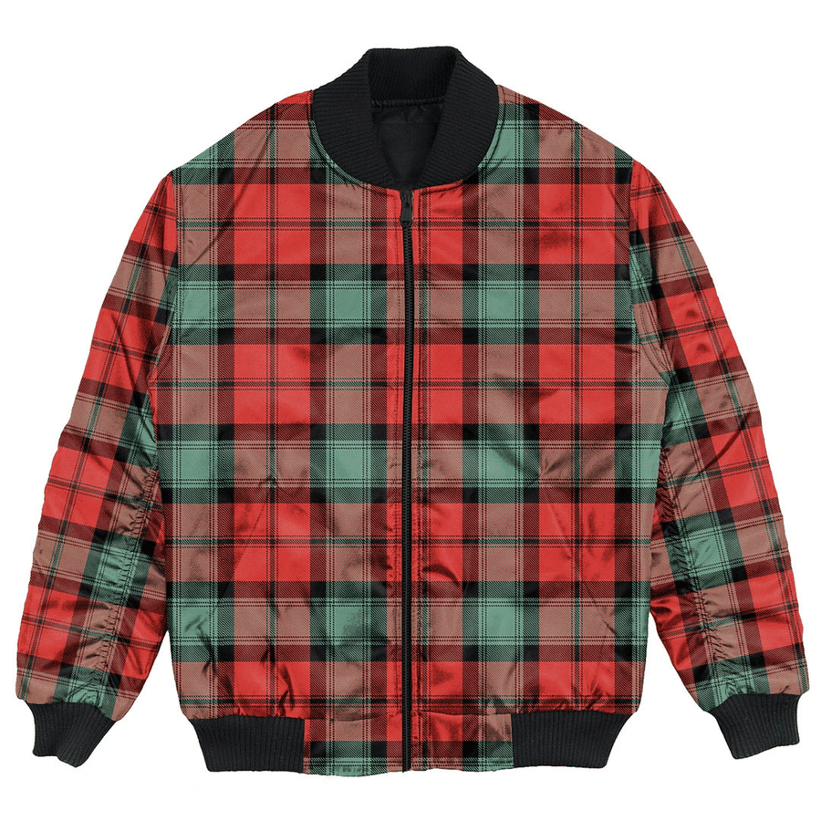 Clan Kerr Ancient Tartan Clan Bomber Jacket KS88 Kerr Ancient Tartan Tartan Bomber Jacket   