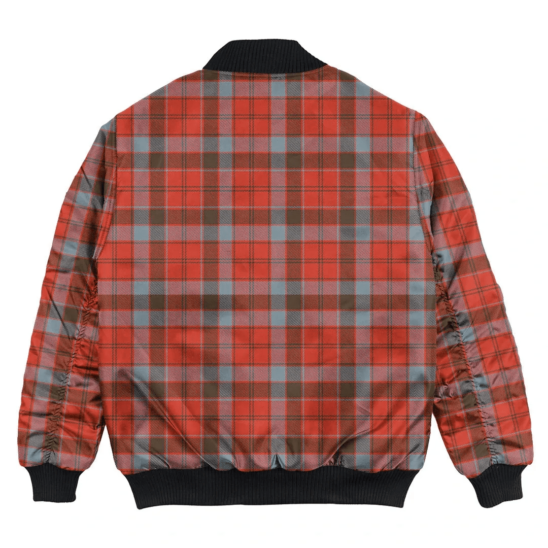 Clan Robertson Weathered Tartan Clan Bomber Jacket MD84 Robertson Weathered Tartan Tartan Bomber Jacket   