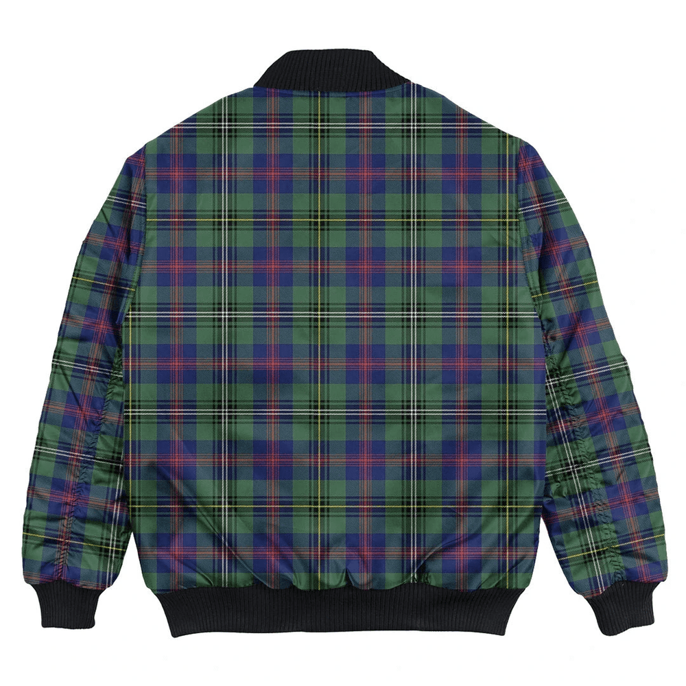 Clan Wood Modern Tartan Clan Bomber Jacket ML81 Wood Modern Tartan Tartan Bomber Jacket   