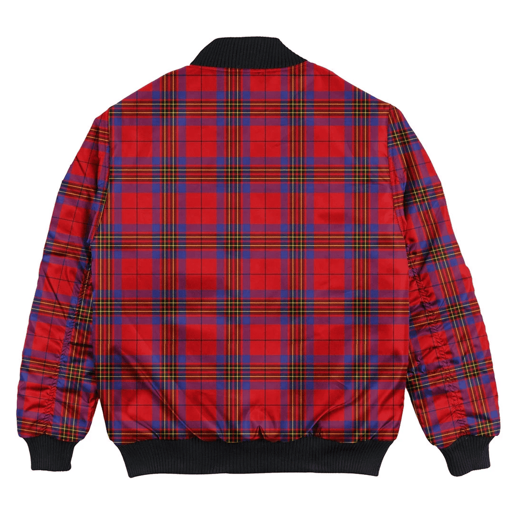 Clan Leslie Modern Tartan Bomber Jacket PJ35 Leslie Modern Tartan Tartan Bomber Jacket   