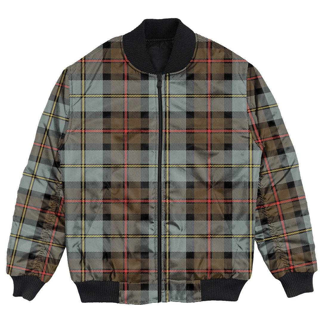 Clan MacLeod of Harris Weathered Tartan Bomber Jacket HP58 MacLeod of Harris Weathered Tartan Tartan Bomber Jacket   