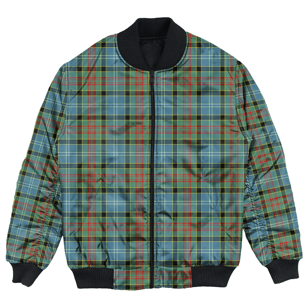 Clan Paisley District Tartan Bomber Jacket MF92 Paisley District Tartan Tartan Bomber Jacket   
