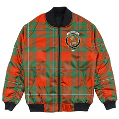 Clan MacGregor Ancient Tartan Crest Bomber Jacket UP79 MacGregor Ancient Tartan Tartan Bomber Jacket   