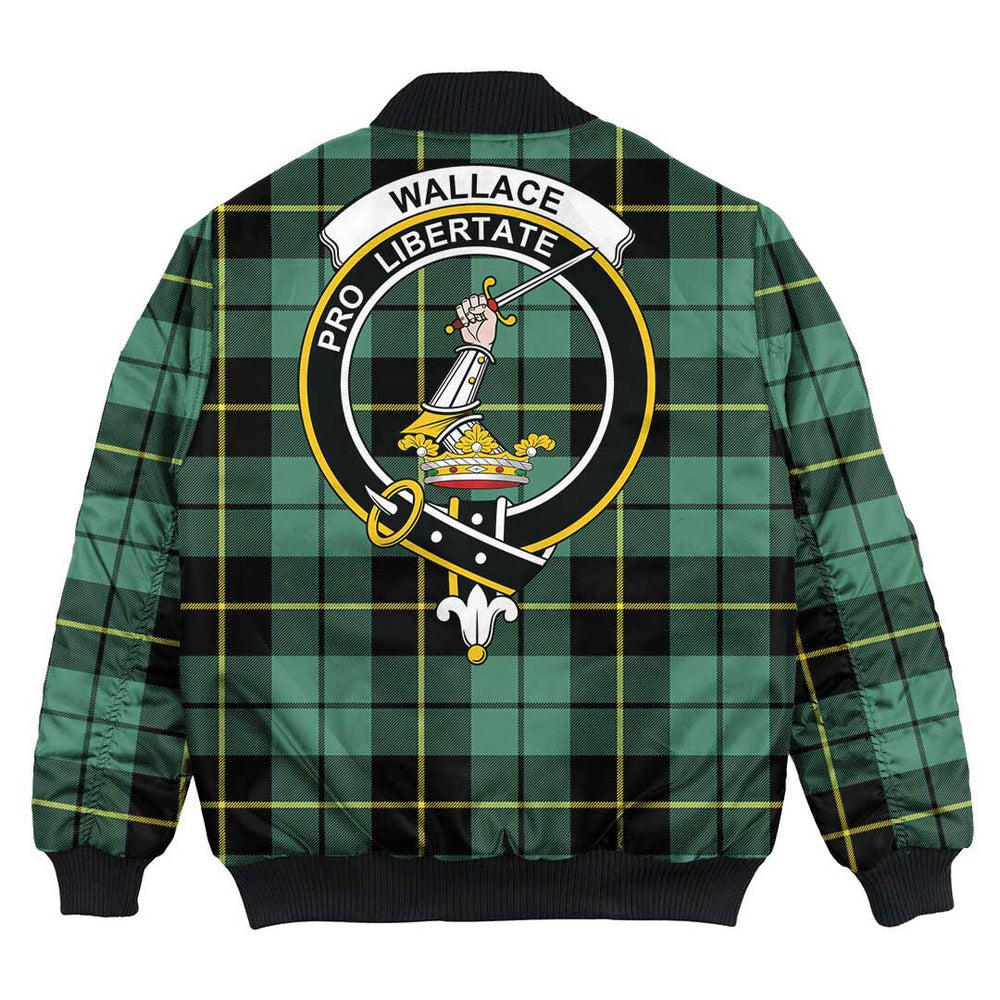 Clan Wallace Hunting Ancient Tartan Crest Bomber Jacket FT57 Wallace Hunting Ancient Tartan Tartan Bomber Jacket   