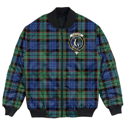 Clan Fletcher Ancient Tartan Crest Bomber Jacket