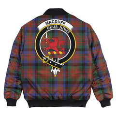 Clan MacDuff Hunting Modern Tartan Crest Bomber Jacket GM32 MacDuff Hunting Modern Tartan Tartan Bomber Jacket   