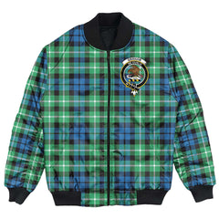 Clan Graham of Montrose Ancient Tartan Crest Bomber Jacket GH45 Graham of Montrose Ancient Tartan Tartan Bomber Jacket   