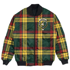 Clan MacMillan Old Modern Tartan Crest Bomber Jacket GM22 MacMillan Old Modern Tartan Tartan Bomber Jacket   
