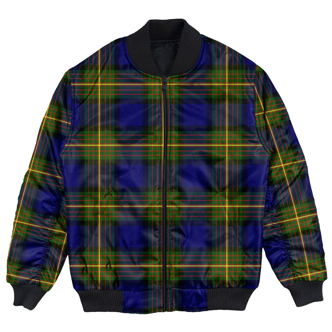 Clan More (Muir) Tartan Clan Bomber Jacket NR40 More (Muir) Tartan Tartan Bomber Jacket   