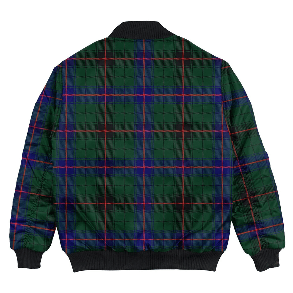 Clan Davidson Modern Tartan Clan Bomber Jacket OB56 Davidson Modern Tartan Tartan Bomber Jacket   