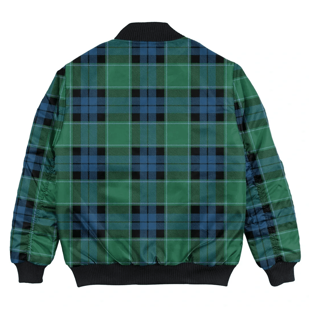 Clan Graham of Menteith Ancient Tartan Clan Bomber Jacket SW52 Graham of Menteith Ancient Tartan Tartan Bomber Jacket   