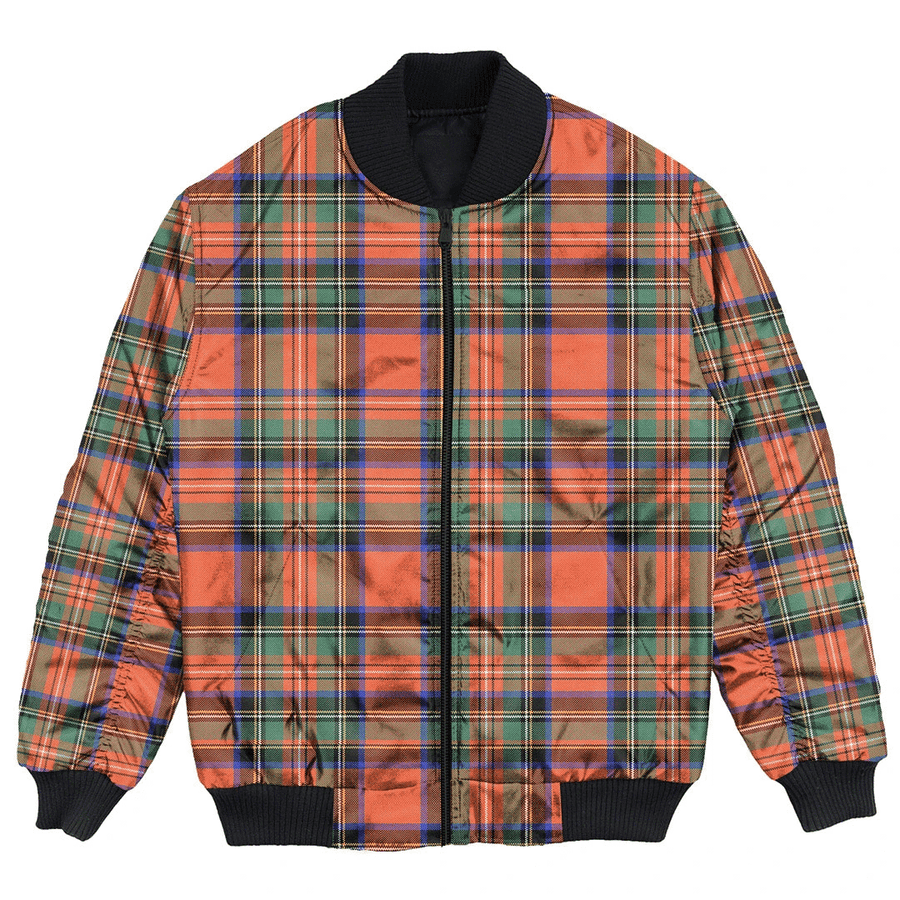 Clan Stewart Royal Ancient Tartan Clan Bomber Jacket SO84 Stewart Royal Ancient Tartan Tartan Bomber Jacket   