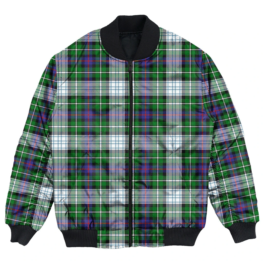 Clan MacKenzie Dress Modern Tartan Bomber Jacket FN73 MacKenzie Dress Modern Tartan Tartan Bomber Jacket   