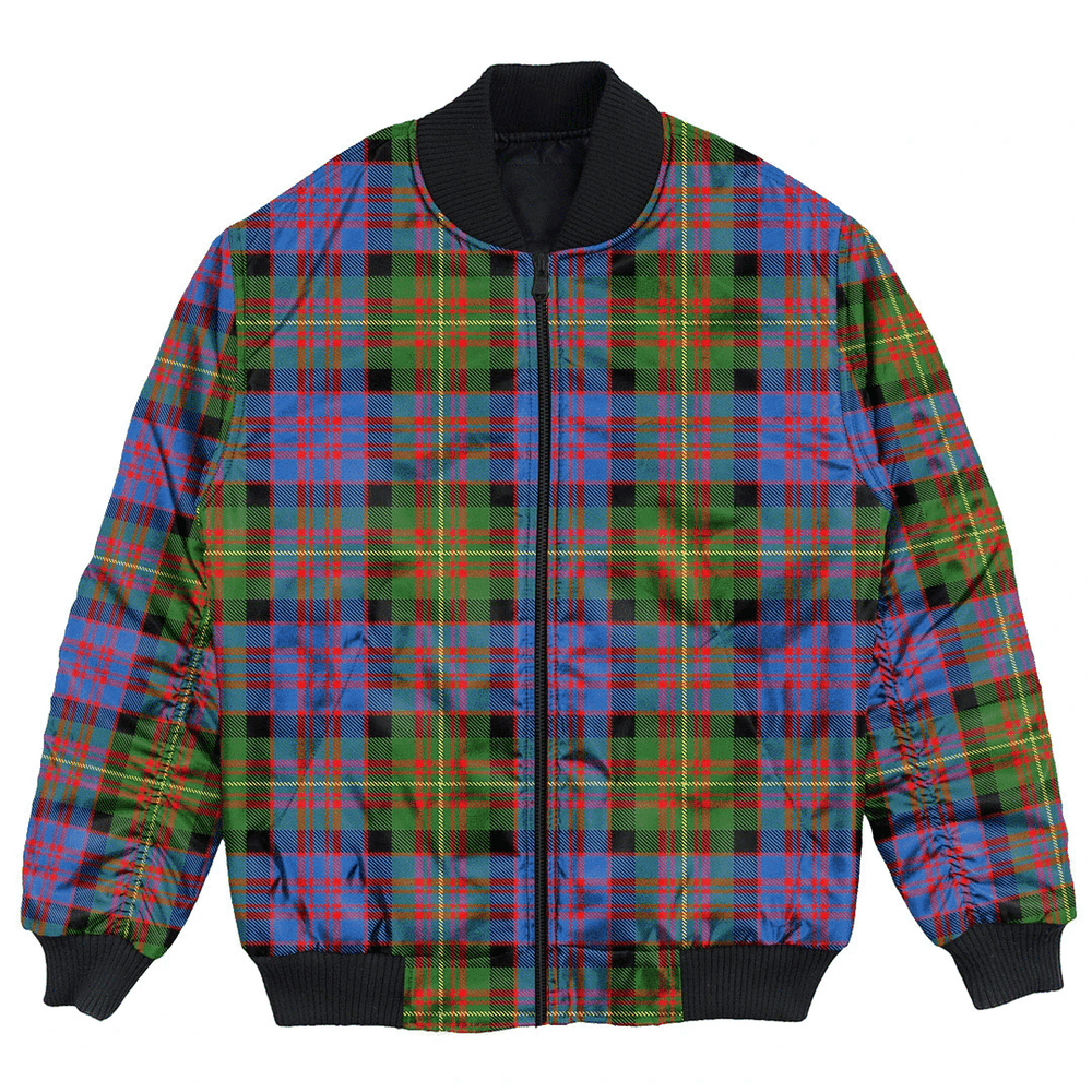 Clan Carnegie Ancient Tartan Clan Bomber Jacket GN82 Carnegie Ancient Tartan Tartan Bomber Jacket   