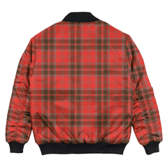 Clan Grant Weathered Tartan Clan Bomber Jacket RX91 Grant Weathered Tartan Tartan Bomber Jacket   