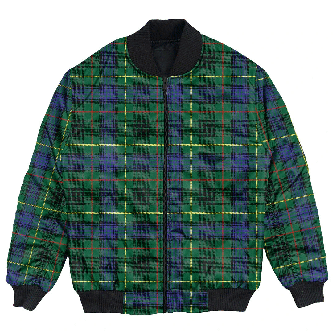 Clan Stewart Hunting Modern Tartan Clan Bomber Jacket NM49 Stewart Hunting Modern Tartan Tartan Bomber Jacket   