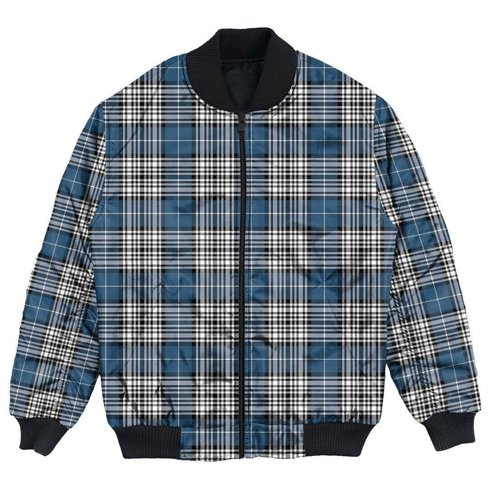 Clan Napier Modern Tartan Bomber Jacket SF65 Napier Modern Tartan Tartan Bomber Jacket   