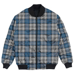Clan Napier Modern Tartan Bomber Jacket SF65 Napier Modern Tartan Tartan Bomber Jacket   