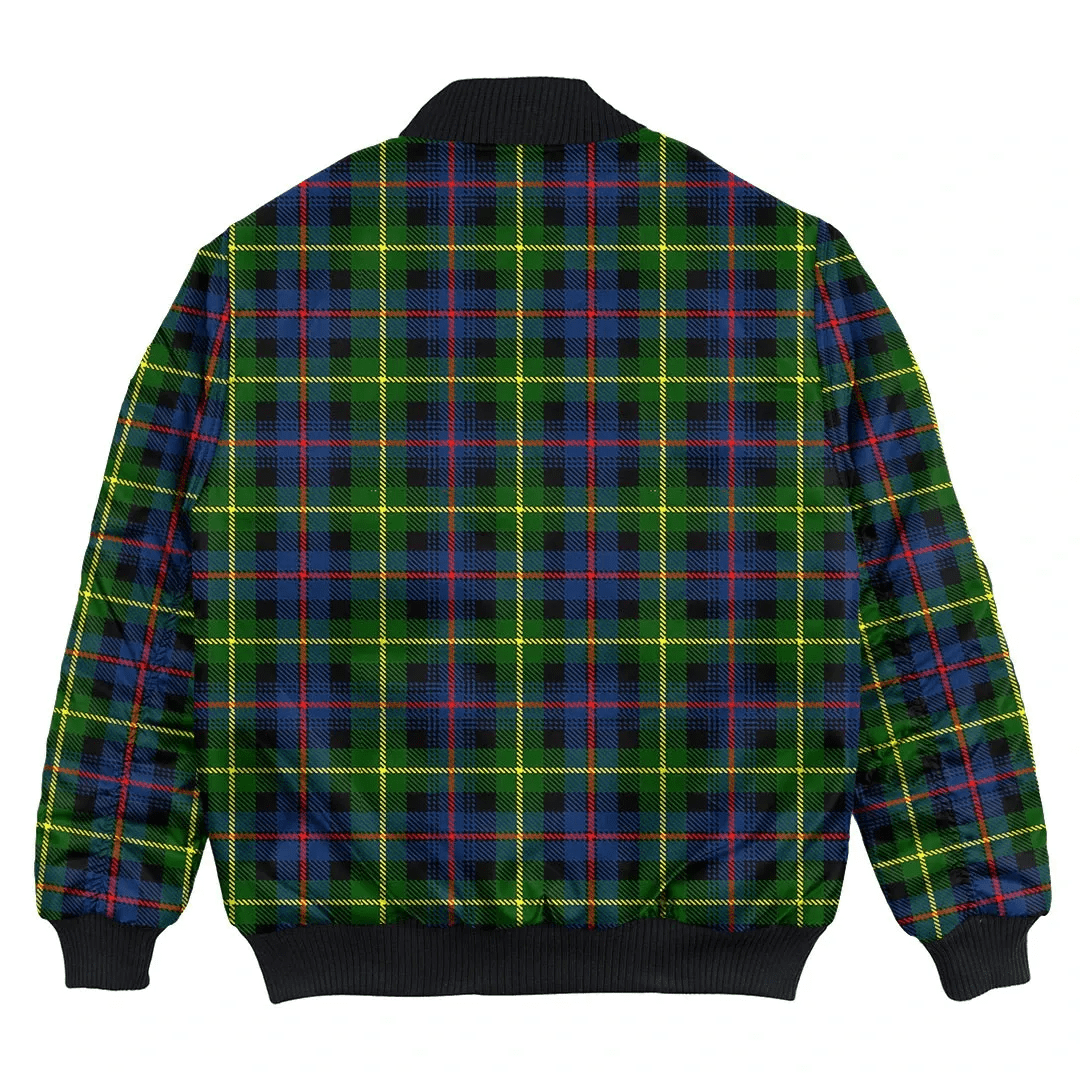 Clan Farquharson Modern Tartan Bomber Jacket FX79 Farquharson Modern Tartan Tartan Bomber Jacket   