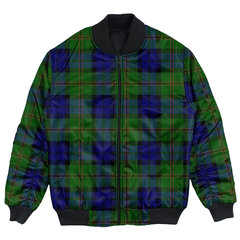 Clan Dundas Modern Tartan Bomber Jacket YQ86 Dundas Modern Tartan Tartan Bomber Jacket   