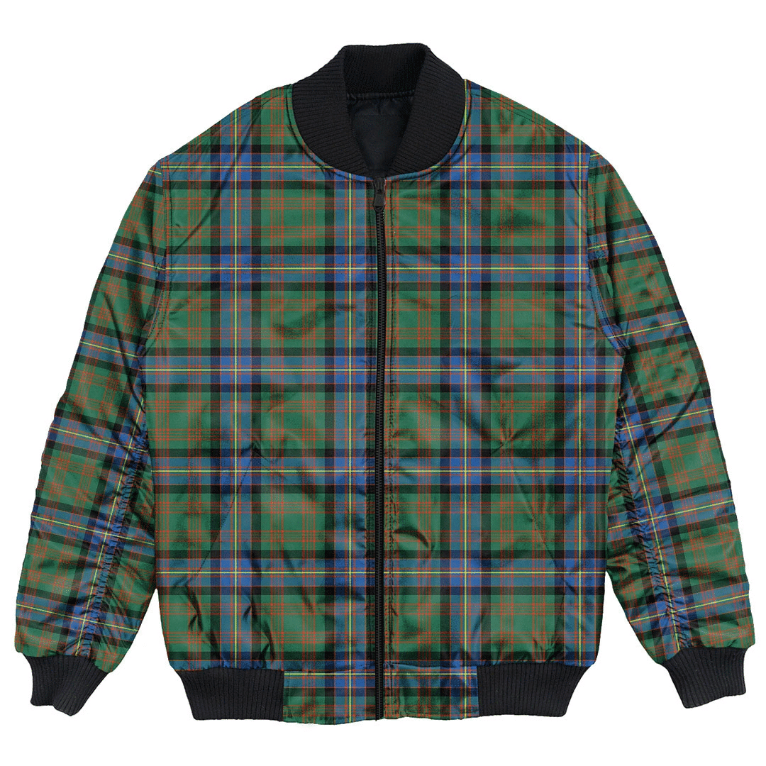 Clan Cochrane Ancient Tartan Bomber Jacket GR64 Cochrane Ancient Tartan Tartan Bomber Jacket   