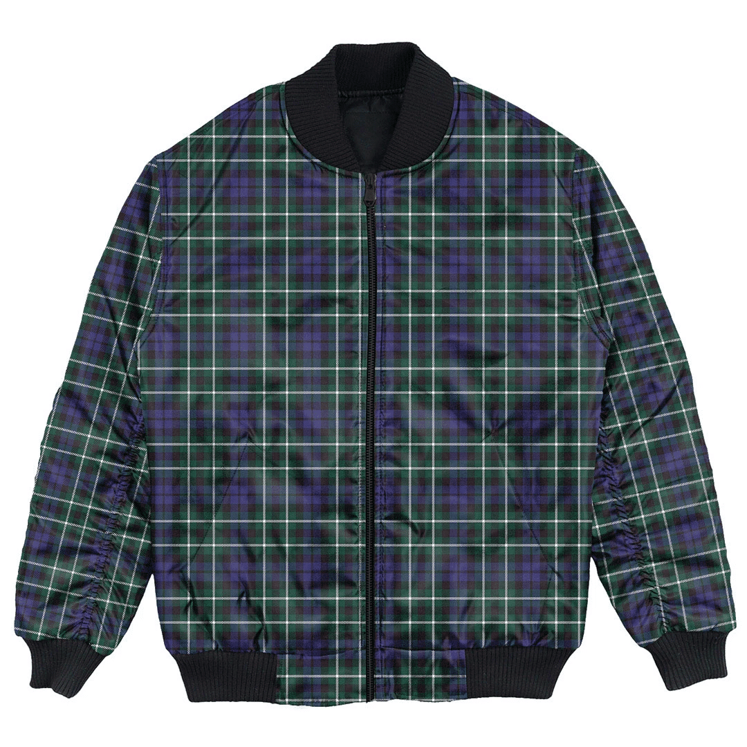 Clan Graham of Montrose Modern Tartan Bomber Jacket WX62 Graham of Montrose Modern Tartan Tartan Bomber Jacket   