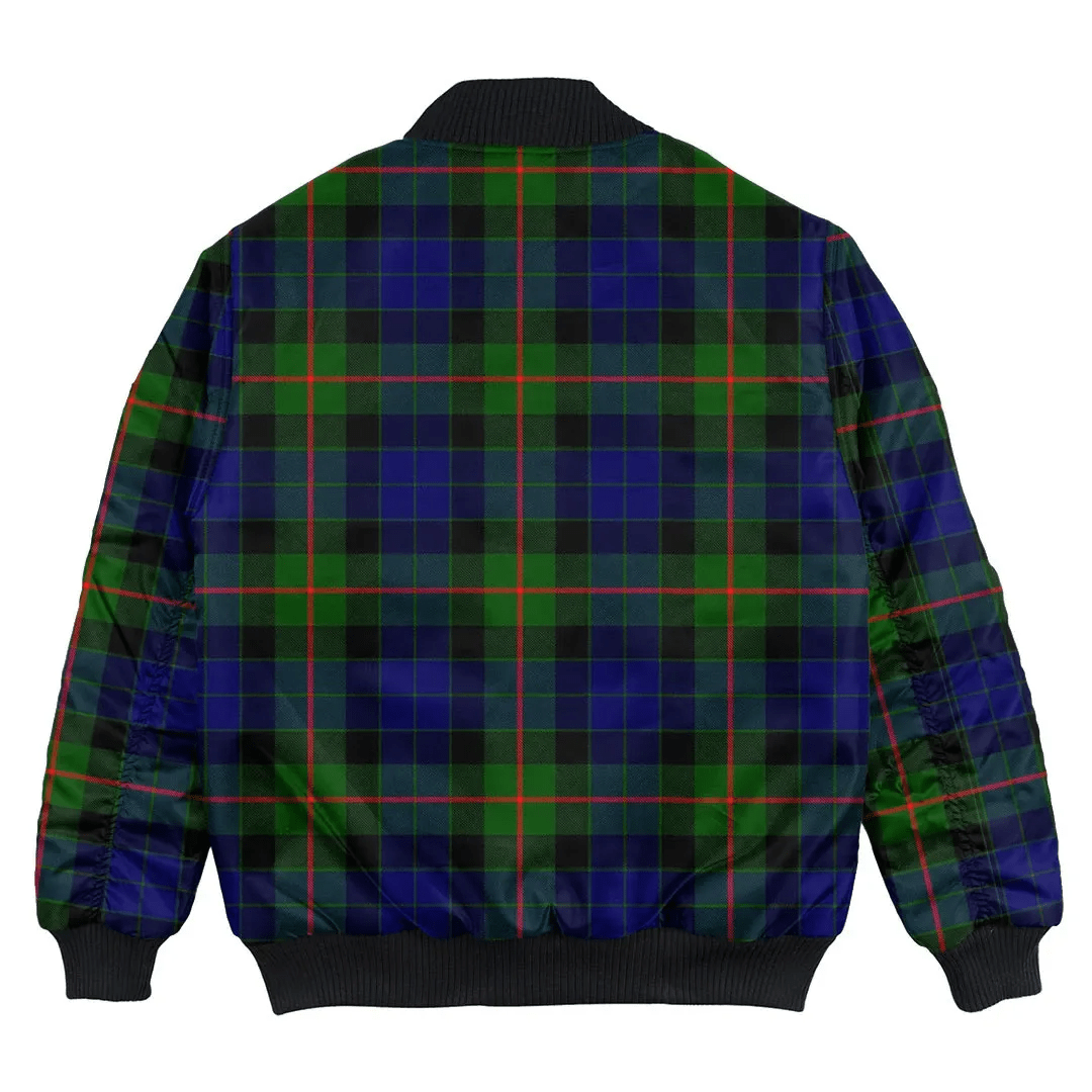 Clan Gunn Modern Tartan Bomber Jacket QZ60 Gunn Modern Tartan Tartan Bomber Jacket   
