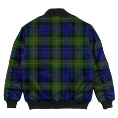 Clan Gunn Modern Tartan Bomber Jacket QZ60 Gunn Modern Tartan Tartan Bomber Jacket   