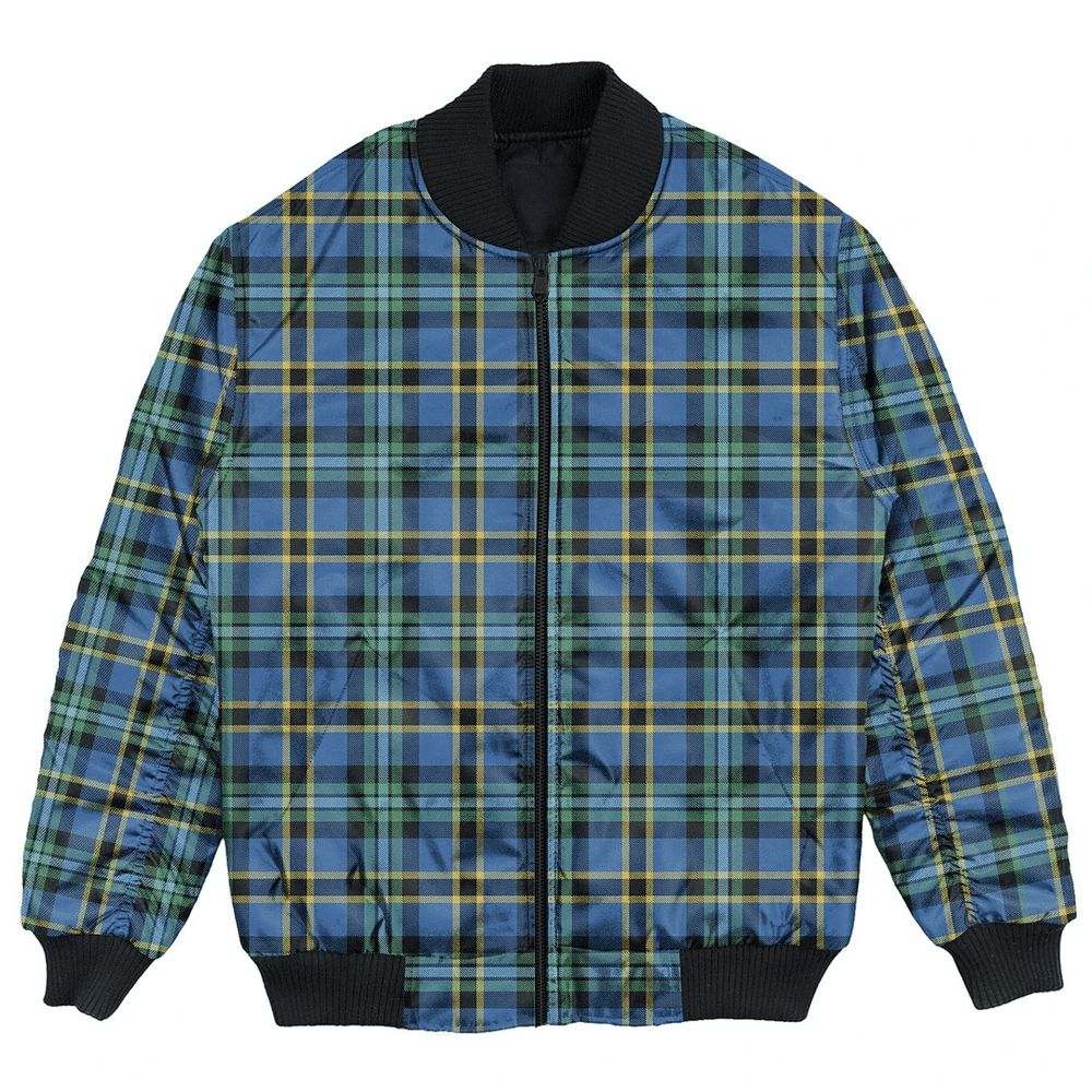 Clan Weir Ancient Tartan Bomber Jacket ZA31 Weir Ancient Tartan Tartan Bomber Jacket   