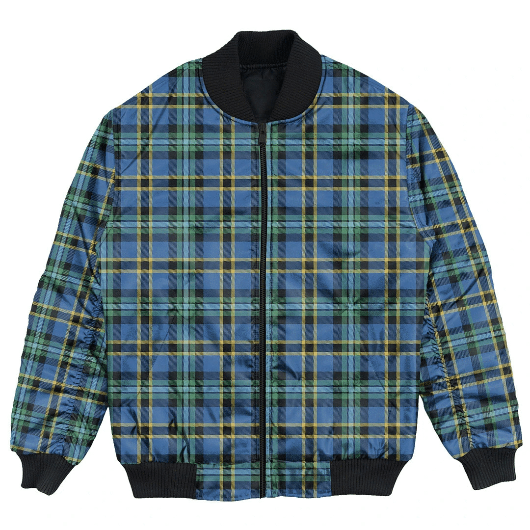 Clan Weir Ancient Tartan Bomber Jacket ZA31 Weir Ancient Tartan Tartan Bomber Jacket   