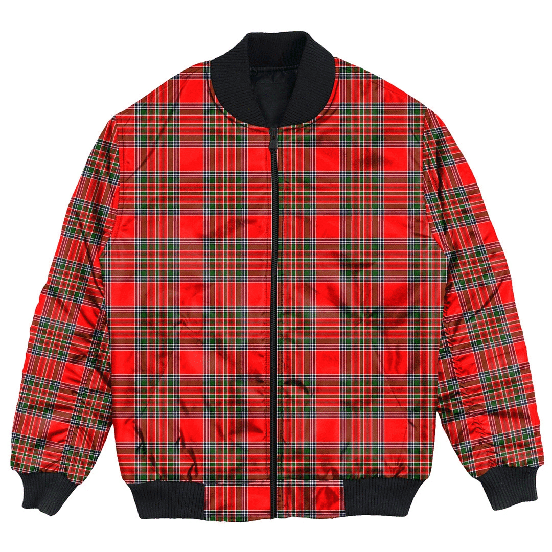 Clan MacBean Modern Tartan Bomber Jacket BF34 MacBean Modern Tartan Tartan Bomber Jacket   