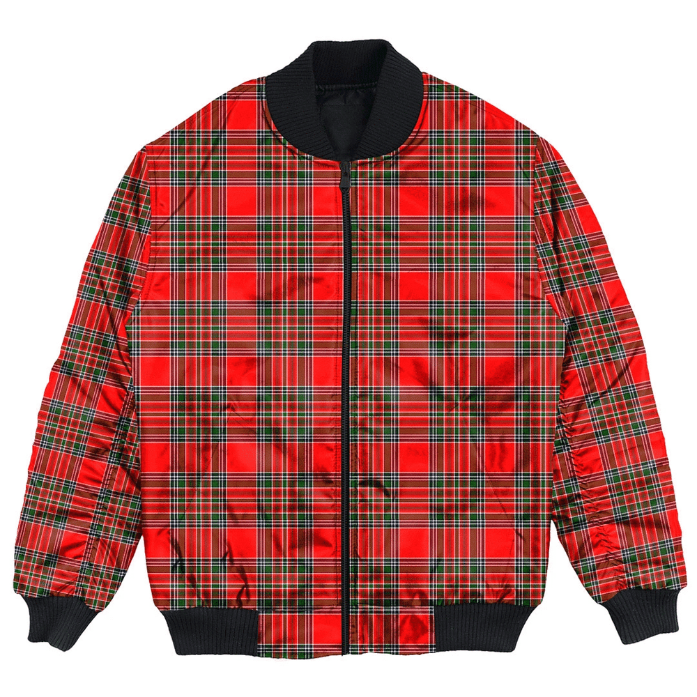 Clan MacBean Modern Tartan Bomber Jacket BF34 MacBean Modern Tartan Tartan Bomber Jacket   