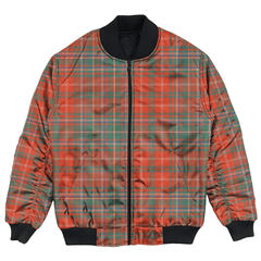 Clan MacDougall Ancient Tartan Bomber Jacket MQ79 MacDougall Ancient Tartan Tartan Bomber Jacket   