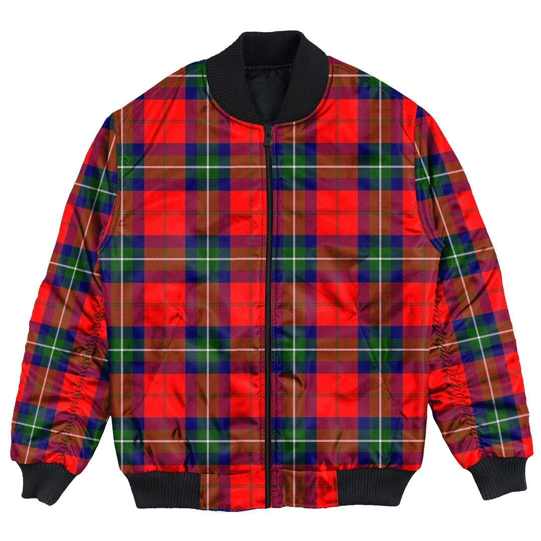 Clan Ruthven Modern Tartan Bomber Jacket DR78 Ruthven Modern Tartan Tartan Bomber Jacket   