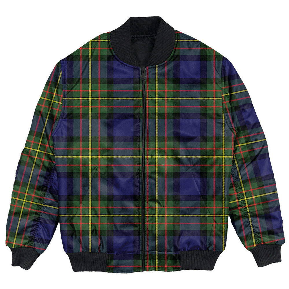 Clan MacLaren Modern Tartan Bomber Jacket XI90 MacLaren Modern Tartan Tartan Bomber Jacket   