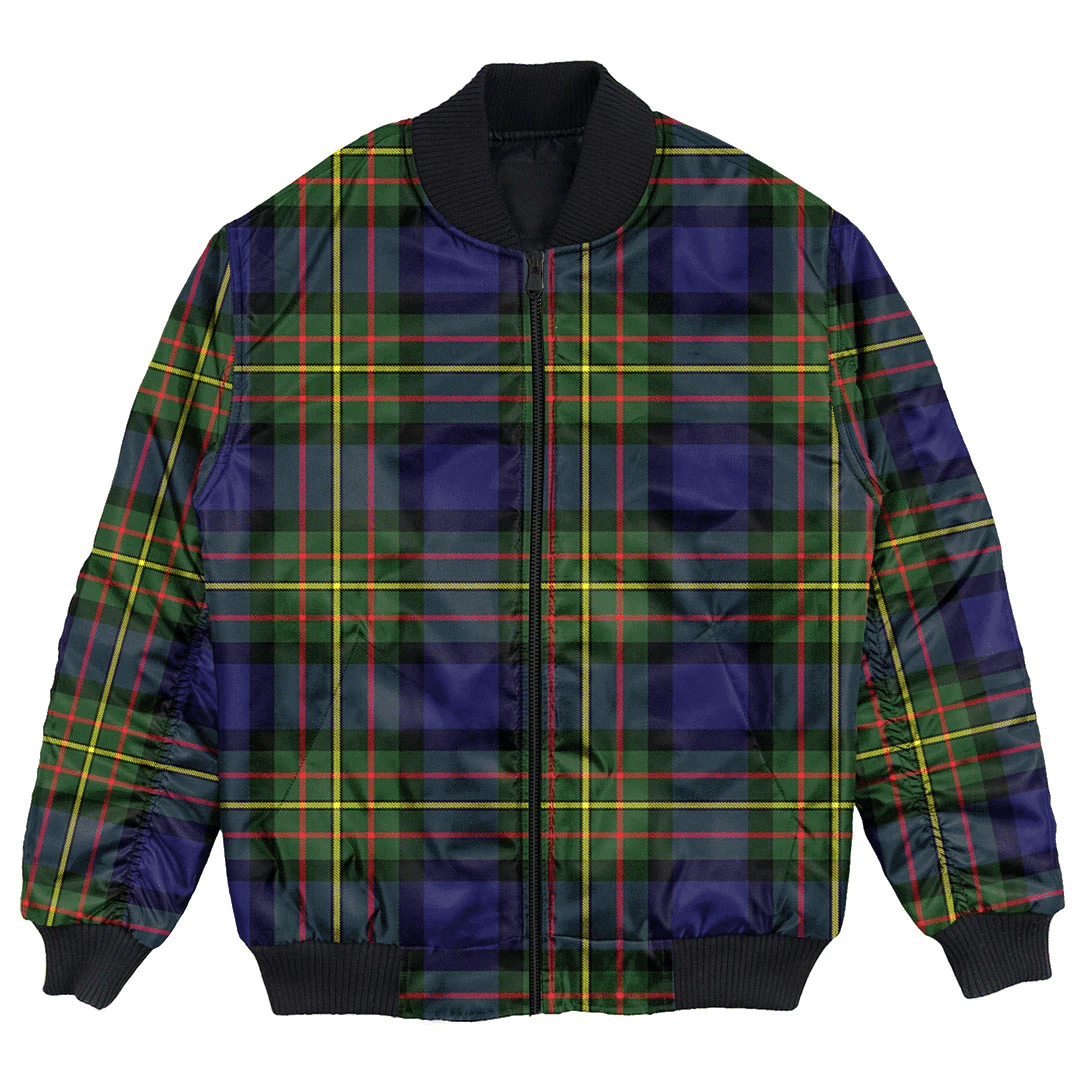 Clan MacLaren Modern Tartan Bomber Jacket XI90 MacLaren Modern Tartan Tartan Bomber Jacket   