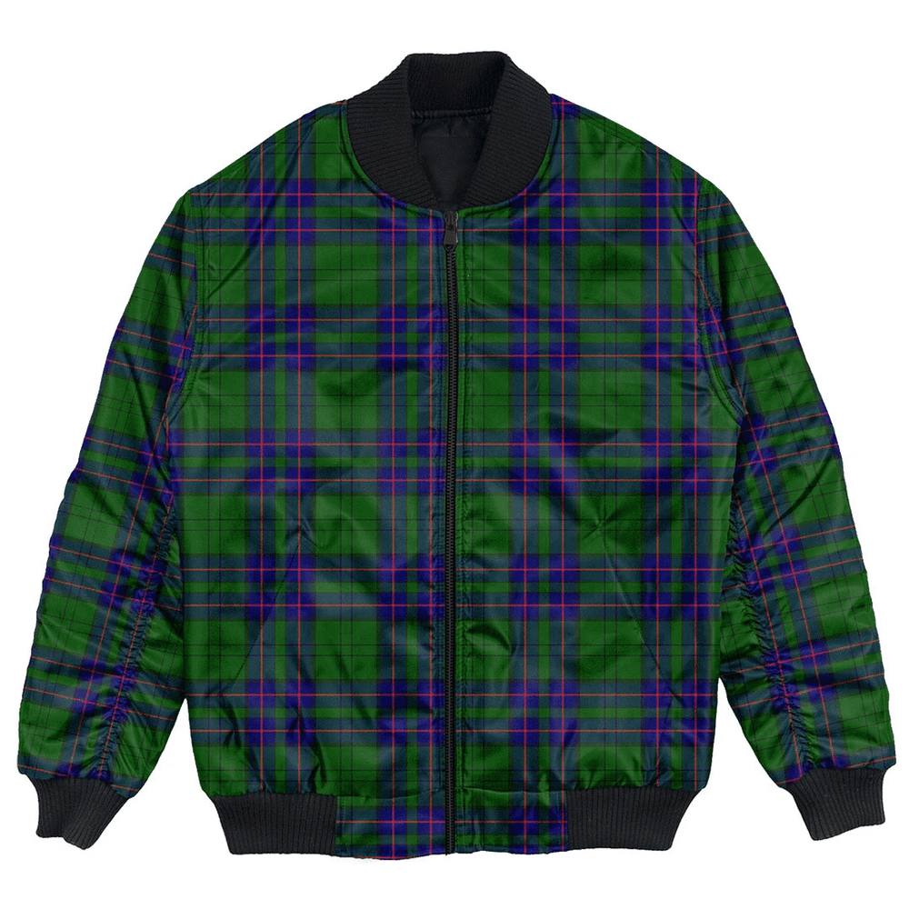 Clan Lockhart Tartan Bomber Jacket BZ17 Lockhart Tartan Tartan Bomber Jacket   