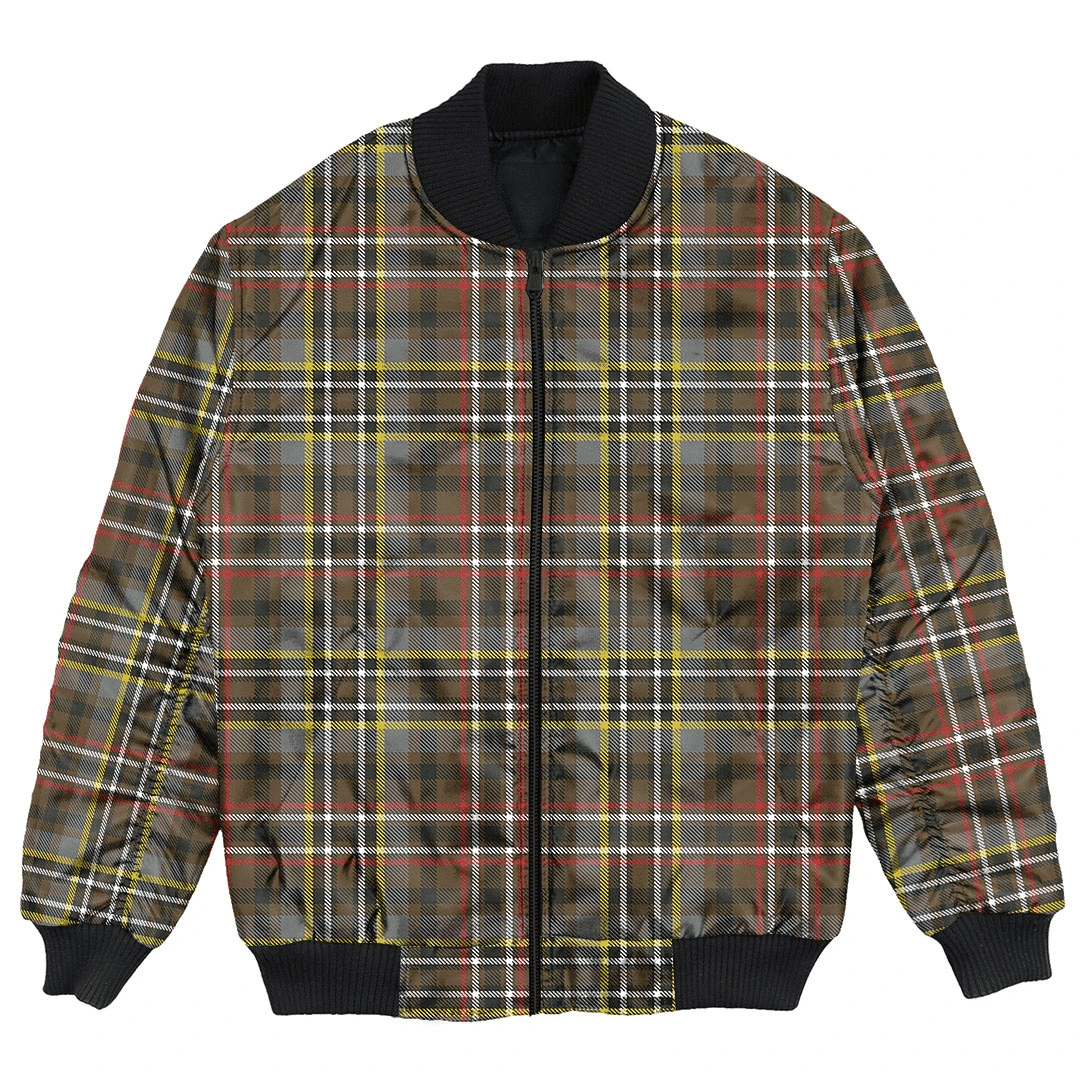 Clan SCOTT GREEN WEATHERED Tartan Bomber Jacket IT26 Clan Scott (Scott Tartan) Tartan Bomber Jacket   