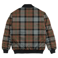 Clan MacLaren Weathered Tartan Bomber Jacket BL15 MacLaren Weathered Tartan Tartan Bomber Jacket   