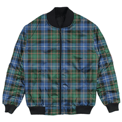 Clan MacRae Hunting Ancient Tartan Bomber Jacket JI82 MacRae Hunting Ancient Tartan Tartan Bomber Jacket   