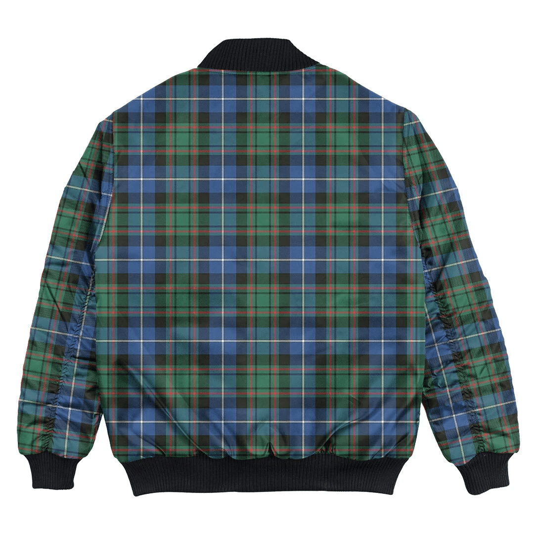 Clan MacRae Hunting Ancient Tartan Bomber Jacket JI82 MacRae Hunting Ancient Tartan Tartan Bomber Jacket   