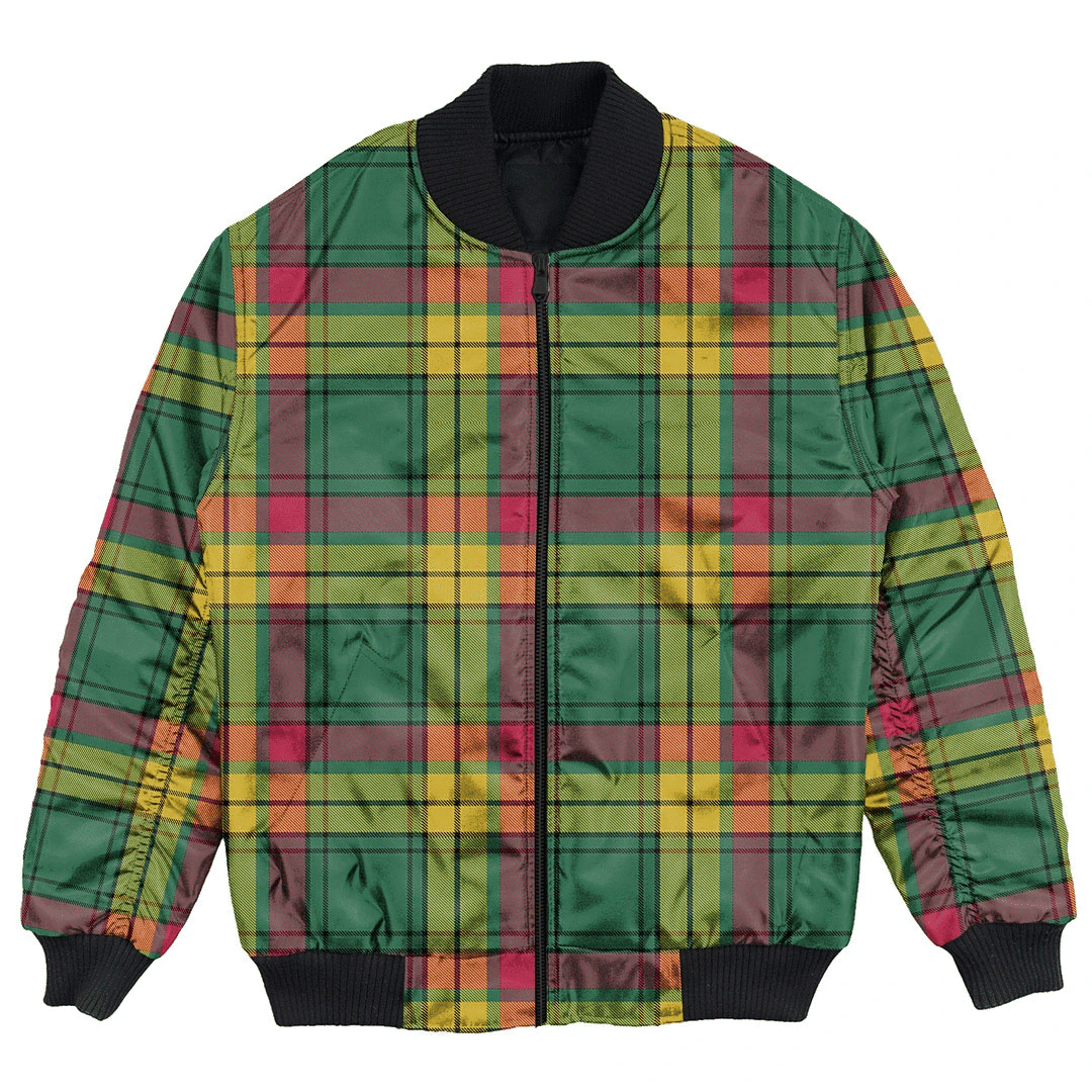 Clan MacMillan Old Ancient Tartan Bomber Jacket NE68 MacMillan Old Ancient Tartan Tartan Bomber Jacket   