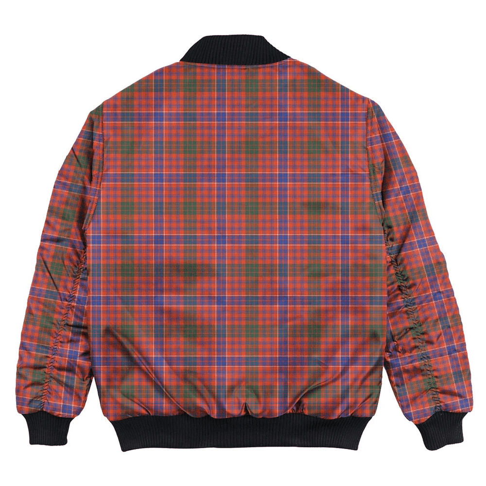 Clan MacRae Ancient Tartan Bomber Jacket IK73 MacRae Ancient Tartan Tartan Bomber Jacket   