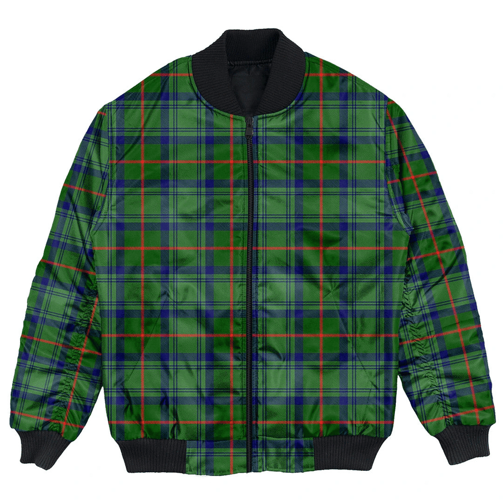Clan Cranstoun Tartan Bomber Jacket AO25 Cranstoun Tartan Tartan Bomber Jacket   