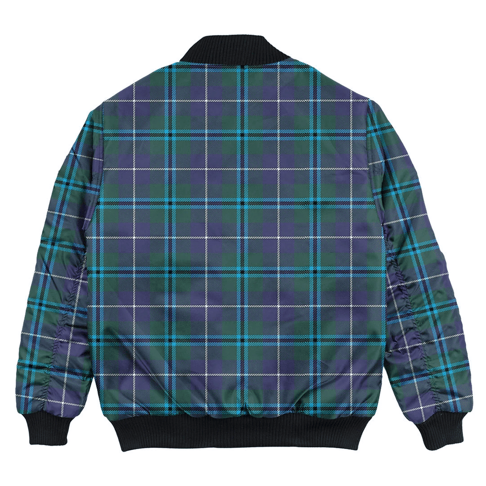 Clan Douglas Modern Tartan Bomber Jacket AR96 Douglas Modern Tartan Tartan Bomber Jacket   